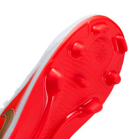 Nike Tiempo Maestro Club (MG) Grass/Artificial Grass Football Boots Toddlers White Bright Red Gold