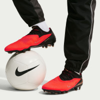 Nike Phantom 6 Low Elite (FG) Gras Football Boots Black Bright Red Gold