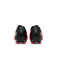 Nike Phantom 6 Low Academy (MG) Grass/Artificial Grass Football Boots Black Bright Red Gold
