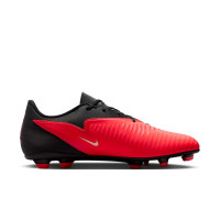 Nike Phantom 6 Low Club (MG) Grass/Artificial Grass Football Boots Black Bright Red Gold