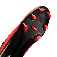 Nike Phantom 6 Low Club (MG) Grass/Artificial Grass Football Boots Black Bright Red Gold
