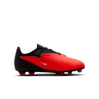 Nike Phantom 6 Low Club (MG) Grass/Artificial Grass Football Boots Kids Black Bright Red Gold