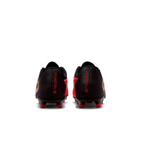 Nike Phantom 6 Low Club (MG) Grass/Artificial Grass Football Boots Kids Black Bright Red Gold