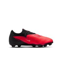 Nike Phantom 6 Low Pro (MG) Grass/Artificial Grass Football Boots Kids Black Bright Red Gold
