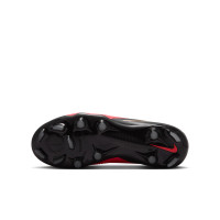 Nike Phantom 6 Low Pro (MG) Grass/Artificial Grass Football Boots Kids Black Bright Red Gold