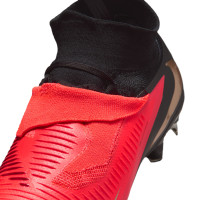 Nike Phantom 6 High Pro (FG) Gras Football Boots Black Bright Red Gold