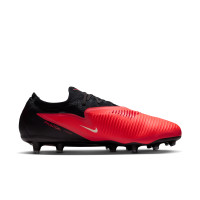 Nike Phantom 6 Low Pro (AG) Artificial Grass Football Boots Black Bright Red Gold
