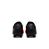 Nike Phantom 6 Low Pro (AG) Artificial Grass Football Boots Black Bright Red Gold