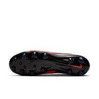 Nike Phantom 6 Low Pro (AG) Artificial Grass Football Boots Black Bright Red Gold
