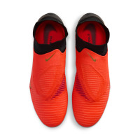 Nike Phantom 6 High Elite (AG) Artificial Grass Football Boots Black Bright Red Gold