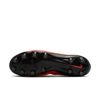 Nike Phantom 6 High Elite (AG) Artificial Grass Football Boots Black Bright Red Gold