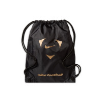 Nike Phantom 6 Low Elite (SG) Iron Stud Pro Player Football Boots Black Bright Red Gold