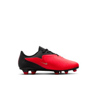 Nike Phantom 6 Low Club (MG) Grass/Artificial Grass Football Boots Toddlers Black Bright Red Gold