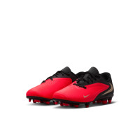 Nike Phantom 6 Low Club (MG) Grass/Artificial Grass Football Boots Toddlers Black Bright Red Gold