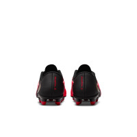 Nike Phantom 6 Low Club (MG) Grass/Artificial Grass Football Boots Toddlers Black Bright Red Gold