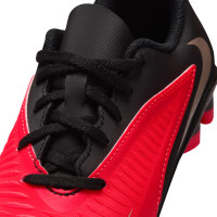 Nike Phantom 6 Low Club (MG) Grass/Artificial Grass Football Boots Toddlers Black Bright Red Gold