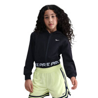 Nike Pro Fleece Training Jacket Kids Black White