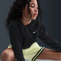 Nike Pro Fleece Training Jacket Kids Black White