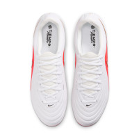 Nike Tiempo Academy Maestro (MG) Grass/Artificial Grass Football Boots White Bright Red Gold