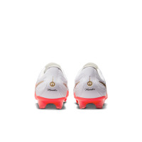 Nike Tiempo Academy Maestro (MG) Grass/Artificial Grass Football Boots White Bright Red Gold