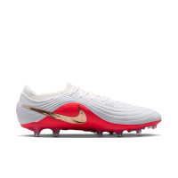 Nike Tiempo Maestro Elite (AG) Artificial Grass Football Boots White Bright Red Gold