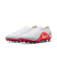 Nike Tiempo Maestro Elite (AG) Artificial Grass Football Boots White Bright Red Gold