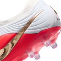 Nike Tiempo Maestro Elite (AG) Artificial Grass Football Boots White Bright Red Gold