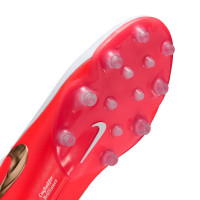 Nike Tiempo Maestro Elite (AG) Artificial Grass Football Boots White Bright Red Gold