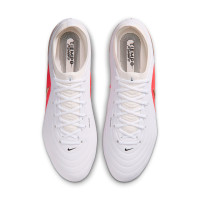 Nike Tiempo Maestro Elite (SG) Iron Stud Football Boots White Bright Red Gold
