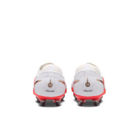 Nike Tiempo Maestro Elite (SG) Iron Stud Football Boots White Bright Red Gold