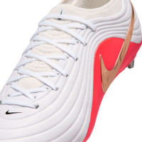 Nike Tiempo Maestro Elite (SG) Iron Stud Football Boots White Bright Red Gold