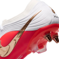 Nike Tiempo Maestro Elite (SG) Iron Stud Football Boots White Bright Red Gold