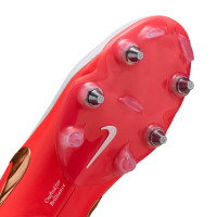 Nike Tiempo Maestro Elite (SG) Iron Stud Football Boots White Bright Red Gold