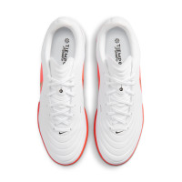 Nike Tiempo Maestro Academy (TF) Turf Voetbalschoenen Wit Felrood Goud