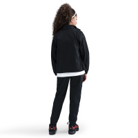 Nike Sportswear Full-Zip Kids Tracksuit Black White
