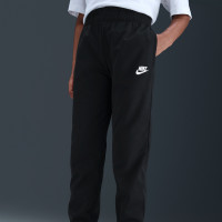 Nike Sportswear Full-Zip Kids Tracksuit Black White
