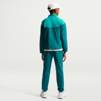 Nike Sportswear Full-Zip Kids Tracksuit Teal Light Green White