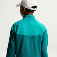 Nike Sportswear Full-Zip Kids Tracksuit Teal Light Green White