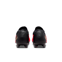 Nike Phantom 6 Low Pro (FG) Gras Football Boots Black Bright Red Gold