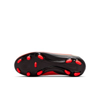 Nike Phantom 6 High Club (MG) Grass/Artificial Grass Football Boots Kids Black Bright Red Gold