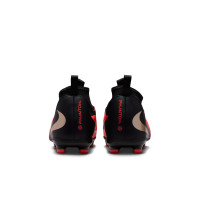 Nike Phantom 6 High Academy (MG) Grass/Artificial Grass Football Boots Kids Black Bright Red Gold