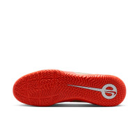 Nike Tiempo Maestro Club (IN) Zaalvoetbalschoenen Wit Felrood Goud