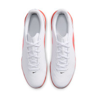 Nike Tiempo Maestro Club (IN) Zaalvoetbalschoenen Wit Felrood Goud