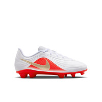 Nike Tiempo Maestro Club (MG) Grass/Artificial Grass Football Boots White Bright Red Gold