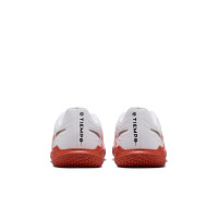 Nike Tiempo Maestro Club (IN) Zaalvoetbalschoenen Kids Wit Felrood Goud