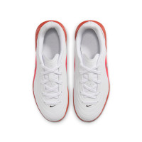 Nike Tiempo Maestro Club (IN) Zaalvoetbalschoenen Kids Wit Felrood Goud