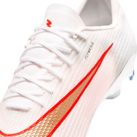 Nike Zoom Mercurial Superfly 11 Pro Gras Football Boots (FG) White Bright Red Gold