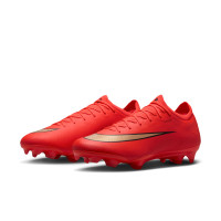 Nike Mercurial Vapor 17 Pro (FG) Gras Football Boots Bright Red Black Gold