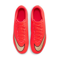 Nike Mercurial Vapor 17 Club (MG) Grass/Artificial Grass Football Boots Bright Red Black Gold