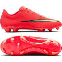Nike Mercurial Vapor 17 Club (MG) Grass/Artificial Grass Football Boots Bright Red Black Gold